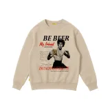 Хаки Свитшот с круглым вырезом