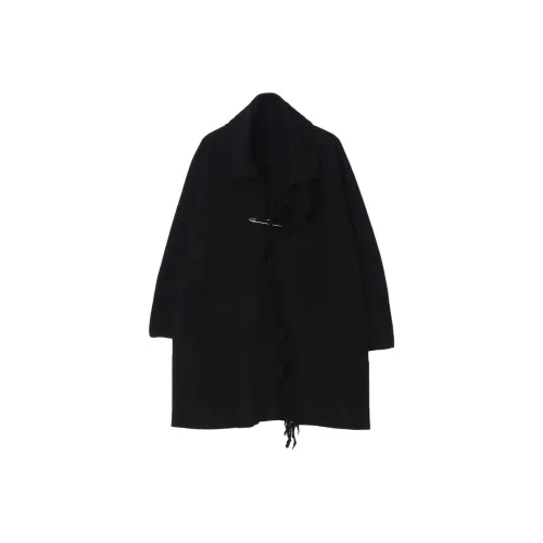 Yohji Yamamoto Ground Y совместный бренд Fw25 BoilMerinoWool Бахрома KNIT GOWN Трикотаж Унисекс