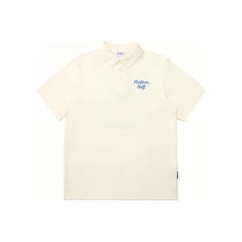 Malbon Golf Поло Мужское Кремовое
