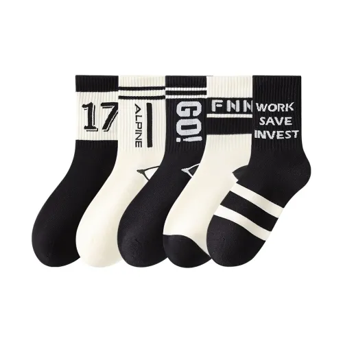 FHDET 5 пар Combo Set Унисекс MID Носки до икры