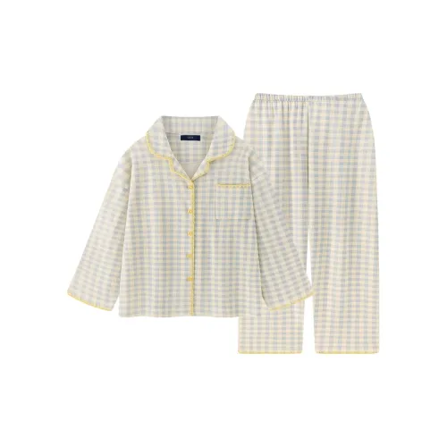 QTUR Cheese Sea Salt Long Sleeved Women's Pajama Sets