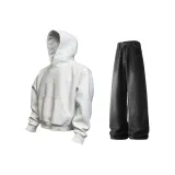 Белый, Фотиния, Свитшот + Черные, Джинсы