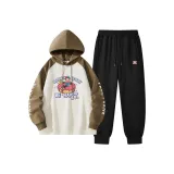 Хаки & Абрикос + Черный