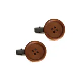 Винтажные пуговицы, заколка для волос, 2 штуки