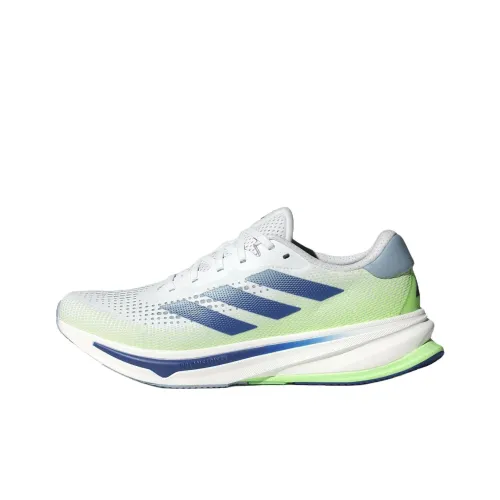 Adidas Supernova 1 Покрытие Поддержка Низкий Топ Беговые кроссовки Мужской Серый Зеленый Синий
