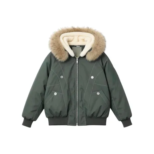 STGX Армейский зеленый Женские пуховики