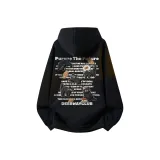 Тяжелый полиэстер-хлопок, черный