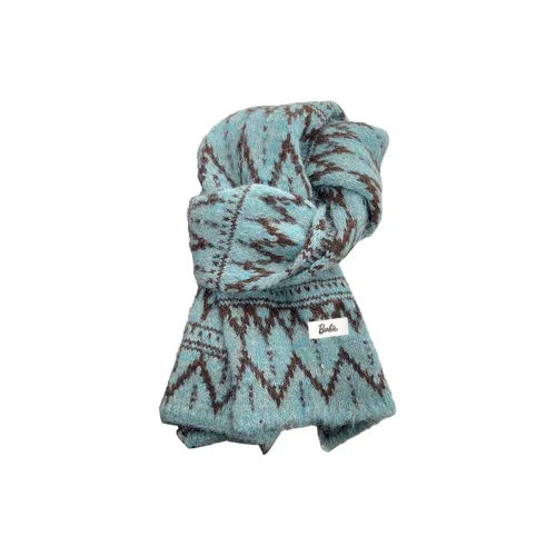 Барби Смесовая шерсть Вязаные шарфы Унисекс