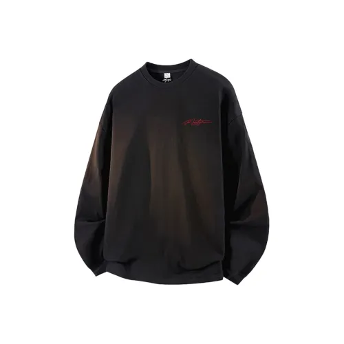 MJ STYLE Длинный рукав Т-рубашка Унисекс