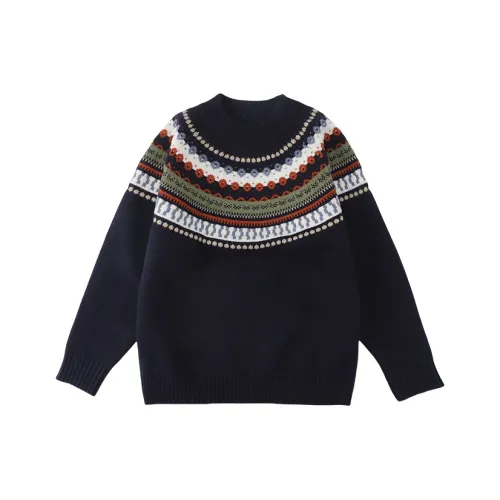 RHOBESAM Юбка Девушка Свитер Supply 2586 Темно-синий KIDS Свитеры