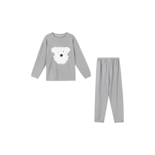 FHDET Серый комплект Женские Пижамные комплекты