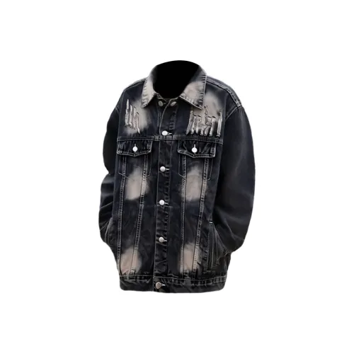 W9H2 Черный [Геометрический состаренный 3D-эффект] Унисекс Бейсбольные Джерси