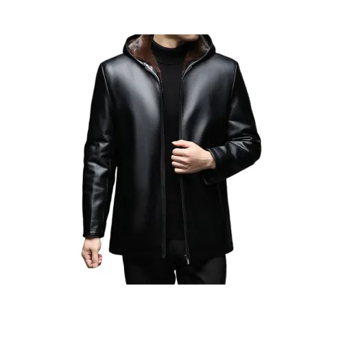 TIFAN Мужские кожаные куртки