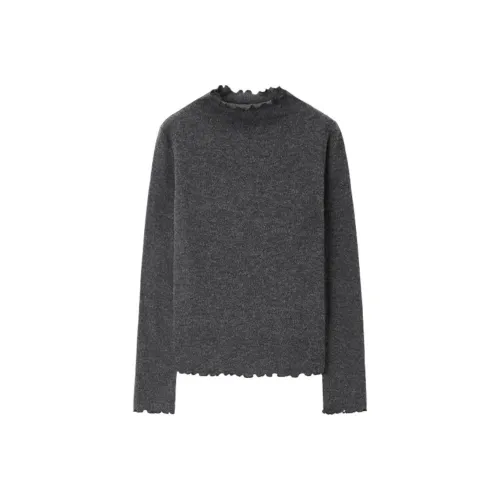 MOHANYIMEI Темно-серый Женский Трикотаж