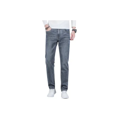 H 75 Синий Серый 510 Мужские Джинсы