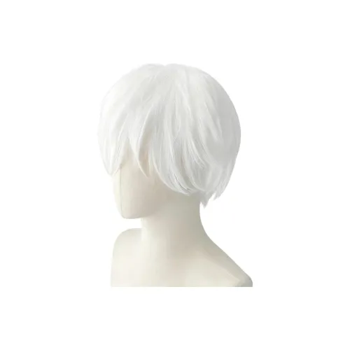 FYOSEE Японский стиль Обычный крой Юноша Стиль Белый мех Мужская парик Высокая температура Пряжа