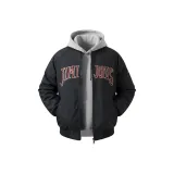 Чёрный улучшенный хлопковый пуховик