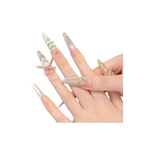 YUNYUEQIAO Кристальный Шар Ambiance Зимний Снежинка Французский Элегантность Кошачий глаз Premium Pure Элегантность