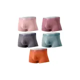 100% хлопок, трусы, серый, зеленый + светло-камео-коричневый + карамель + черный + камео-коричневый