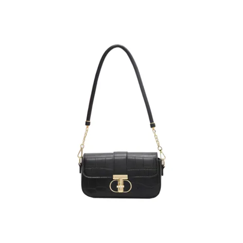 JANE KLAIN ПУ (полиуретан) Сумка через плечо Маленькая Женская Черная Розовая Экрю