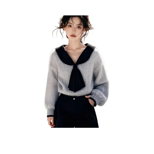 XIANGTIANE Серый Женский Трикотаж