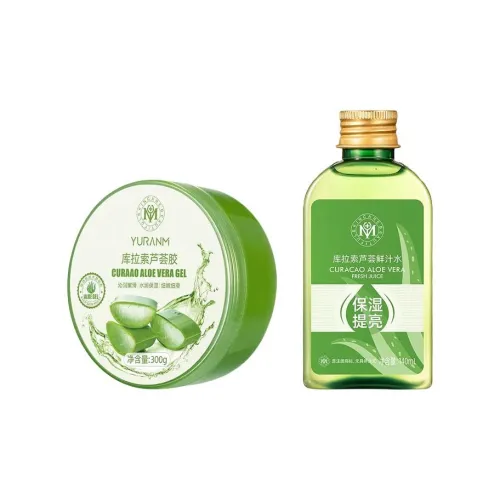 YURANMEI CuraçAO Алого Вера Жель Увлажняющий Питательный Успокаивающий Увлажняющий 300г Комбо MULTI Упаковка