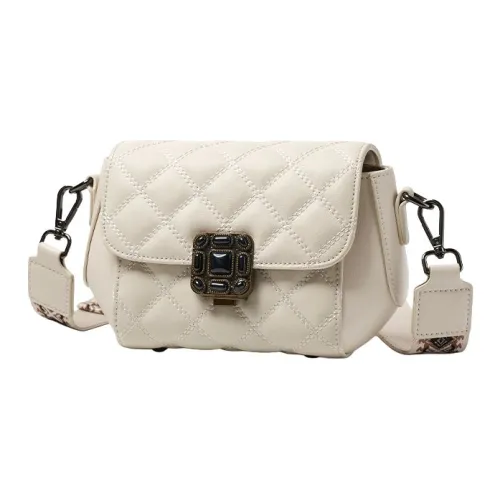 AOKANG Сумка через плечо из коровьей кожи стандартная элегантная женская белый классический черный