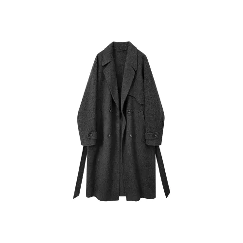 A.B.X Темно-серый мужской пальто