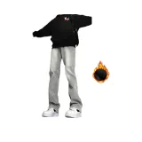 Дымчатый серый [с флисовой подкладкой, улучшенный]