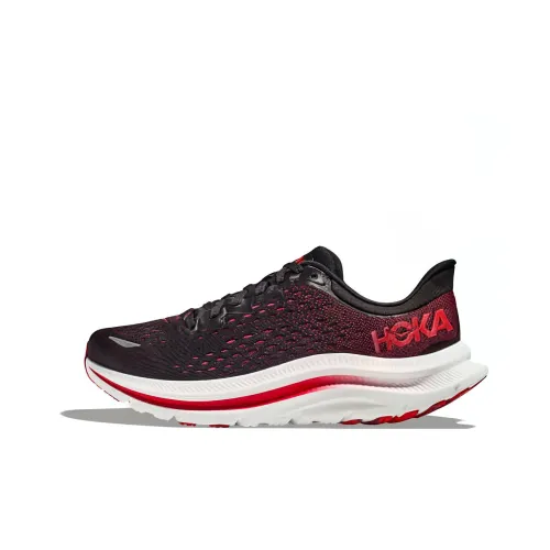 HOKA ONE ONE Kawana Амортизация Износостойкие Низкие Кроссовки для Бега Мужские Черные Красные