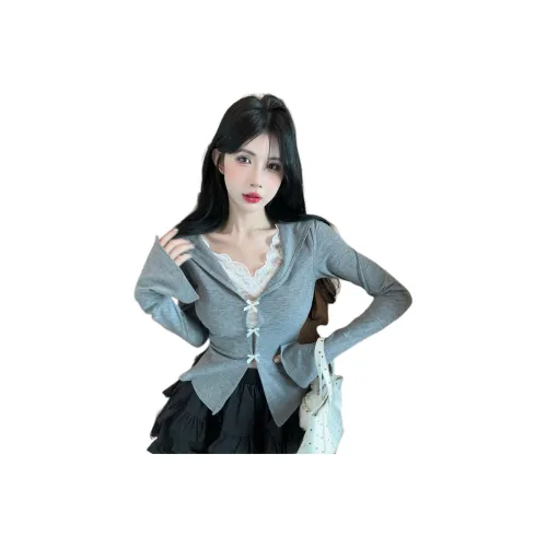 TXGN Серый Женский Трикотаж