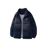 [Кронштейн-Вверх Ожерелье-чокер Ветрозащитный] Темно-синий (Логотип на груди "Шип'S Oath")