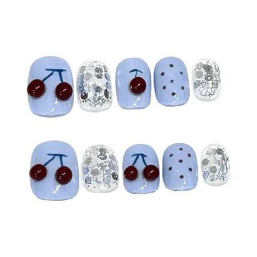 THE CABB SOUL Cute Must Win Вишня Сода Короткий Круглый Синий Jump Цвет