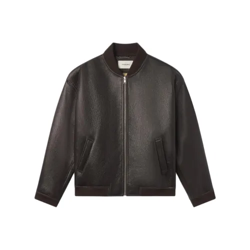 Рамка Коричневый Мужская Кожаная Куртка