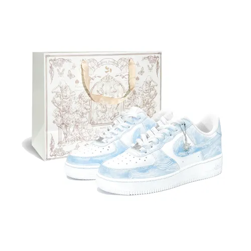 Nike Air Force 1 Shopping Bag Blue Ocean First Day Culture Abrasion-resistant Slip-resistant Low Top Skateboard Shoes