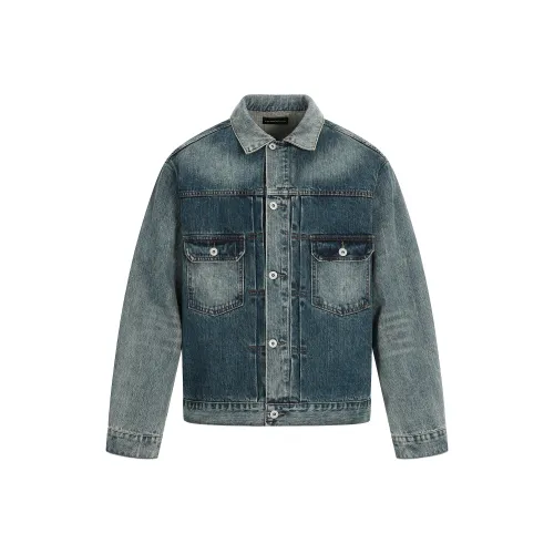 A PUEE Джинсовый синий Унисекс Куртки