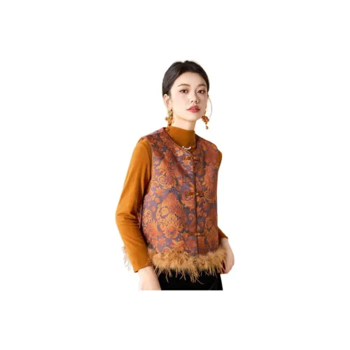 MEILANNI Оранжевые Женские Жилеты