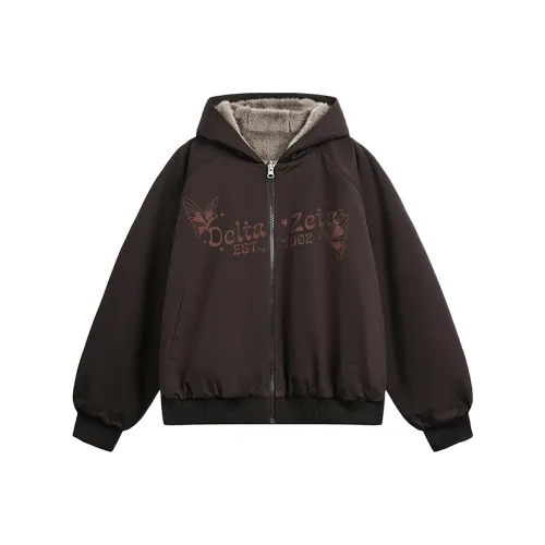 GL Темно-коричневый унисекс пуховики