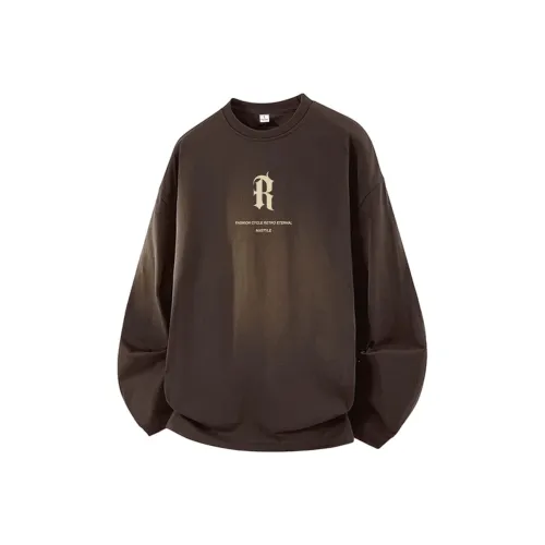 MJ STYLE Длинный рукав Т-рубашка Унисекс