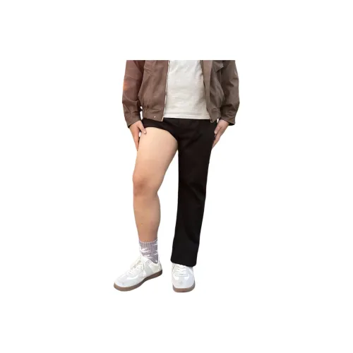 DEMAVIE Черные Унисекс Джинсы