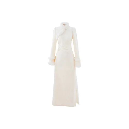 COVT Длинное платье с длинными рукавами женское