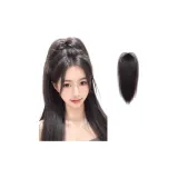 Водопад Прямые волосы Конский хвост [Коричнево-черный]