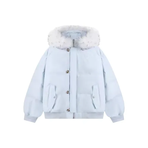 PEA Синий Унисекс Пуховики