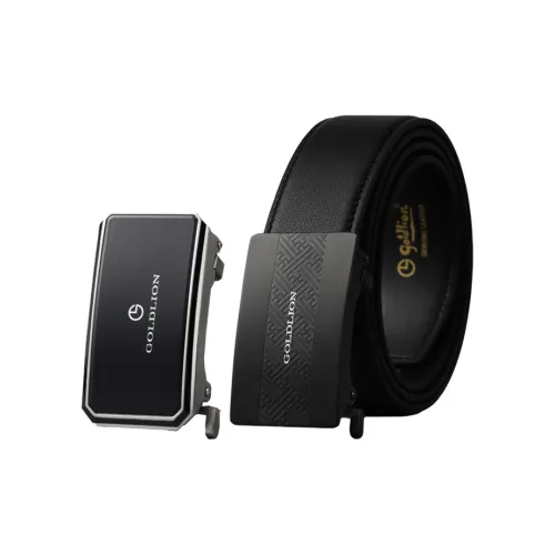 GOLDLION Ремни из натуральной коровьей кожи мужские 3,5 см