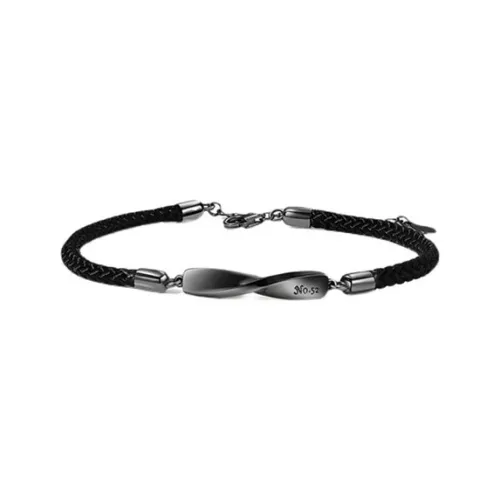 QINGCUIXIAOXI Браслет с шнурками из смолы Мужской