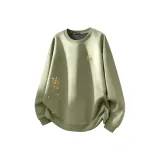 Серый горошек зеленый (золотая фольга, луна, ночной логотип на груди, золотая фольга, звезда и луна, нижняя правая сторона, этикетка)