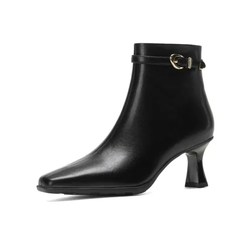 YDAJERE Женские ботильоны с молнией на заднем шву