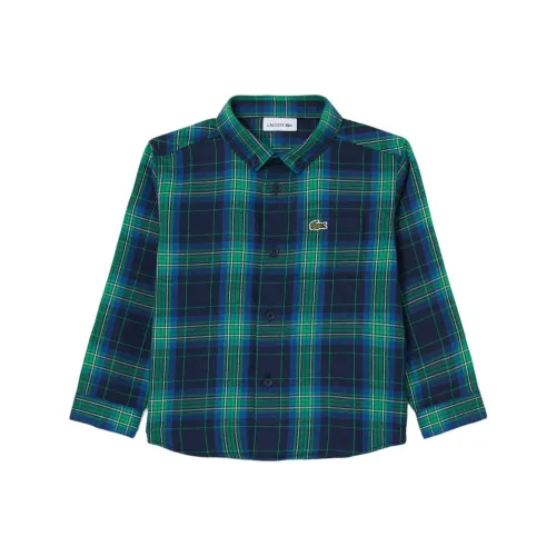 Коллаборация LACOSTE 166 Midnight Blue KIDS Повседневные Рубашки