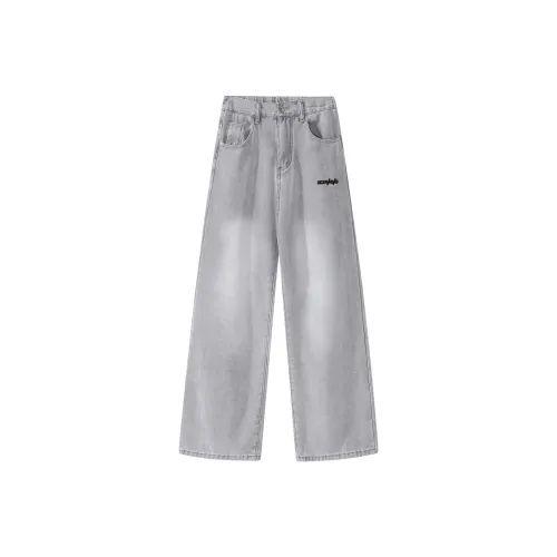 YK YB YK YB x Tao Huang Джинсы Унисекс