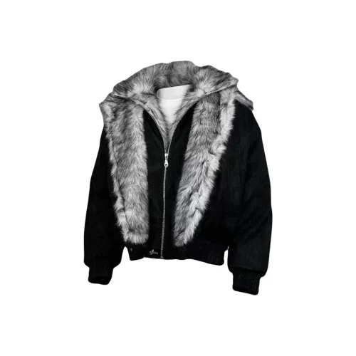 PAINT STAIN Хлопковый пуховик унисекс